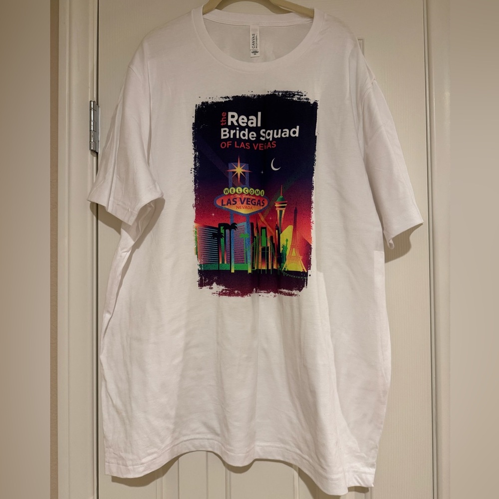 NWOT Real Bride Squad of Las Vegas t-shirt in 2XL